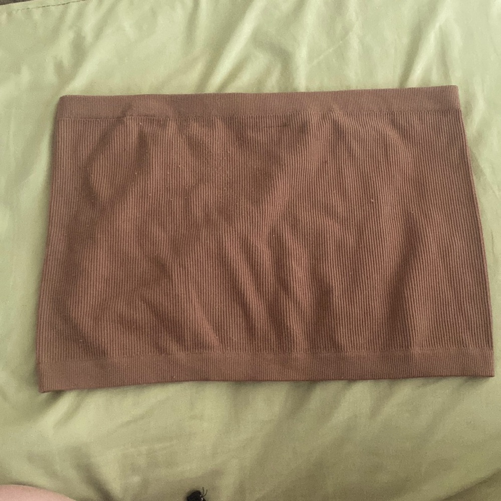 tan color Tube top